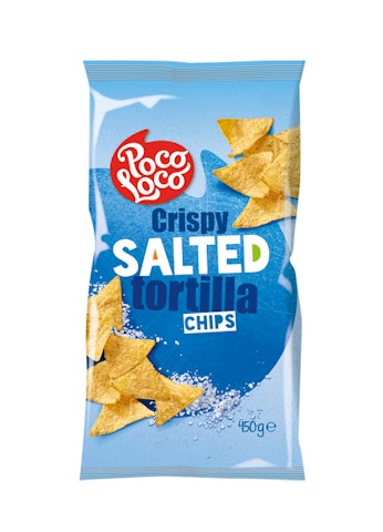 Poco loco lightly salted tortilla chips 450g maissilastu