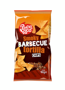 Poco loco smoky barbecue tortilla chips 450g maissilastu