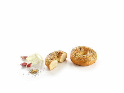 Panesco jätti bagel sipuli-valkosipuli 32x127g pakaste