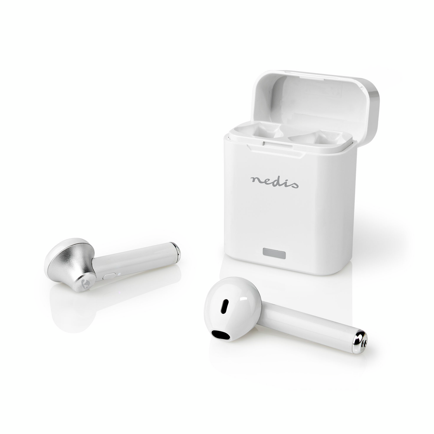 Nedis HPBT3052WT -langattomat nappikuulokkeet