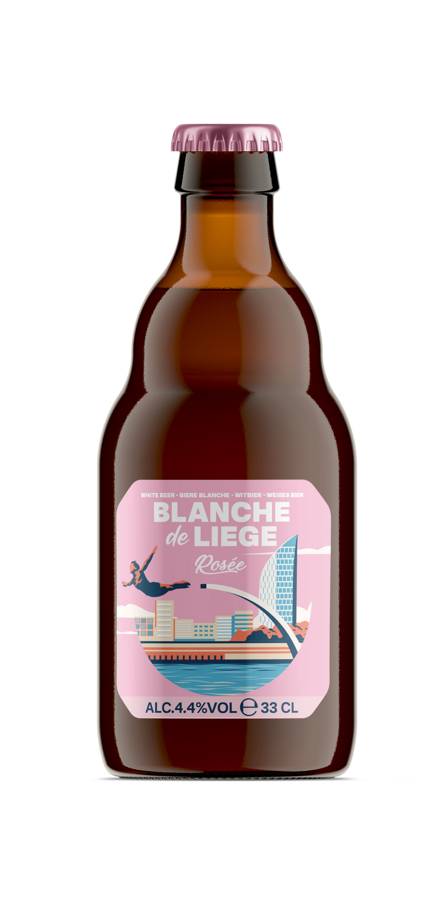 Blanche de Liège Rosée 4,4% 0,33l