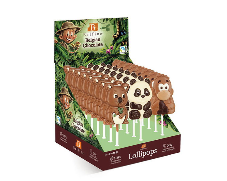 Belfine suklaatikkari 35g viidakkohahmot
