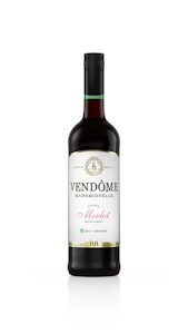 Vendôme Mademoiselle Merlot 0% 0,75l luomu punaviini alkoholiton