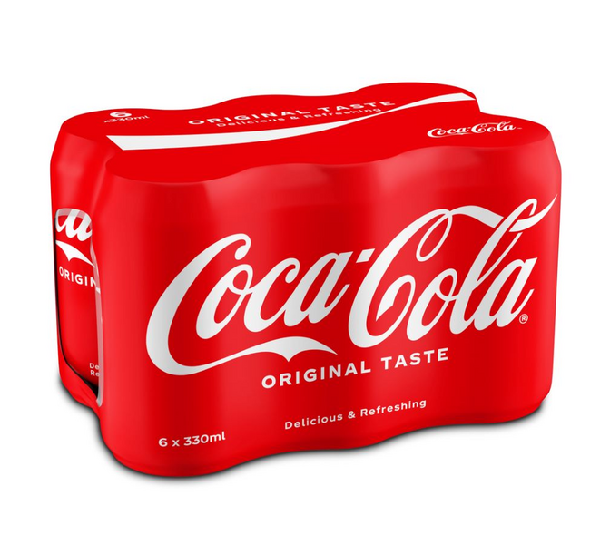 Coca-Cola virvoitusjuoma 0,33l 6-pack