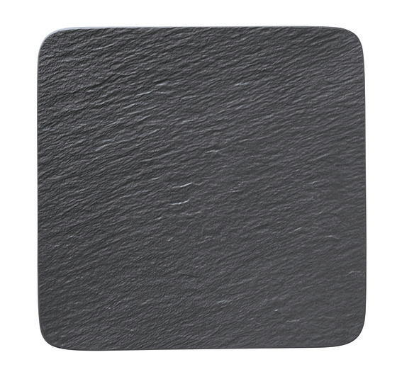 Villeroy & Boch The Rock Black Shale lautanen 32,5x32,5 cm
