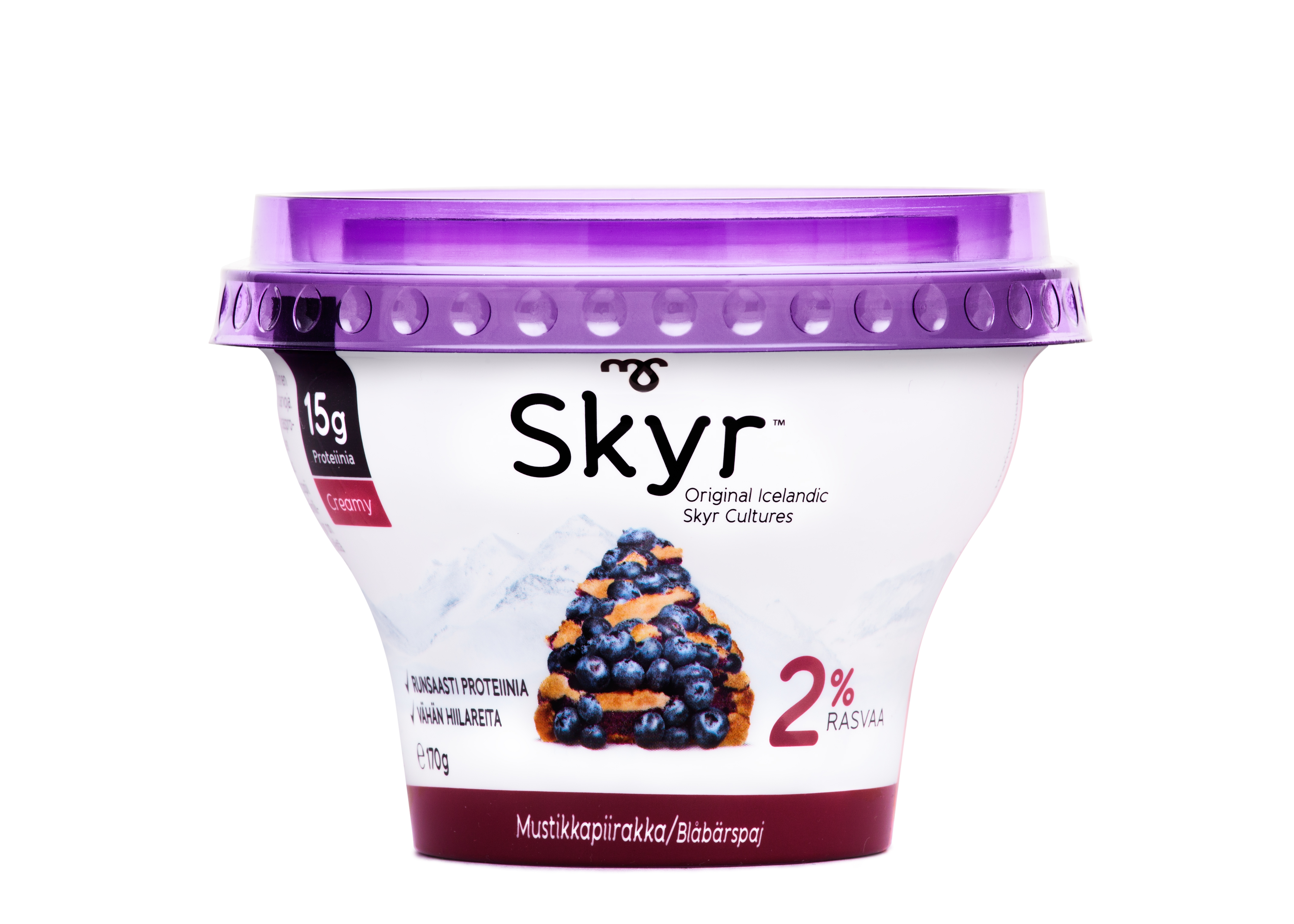 Skyr 2% 170g mustikkapiirakka | K-Ruoka Verkkokauppa