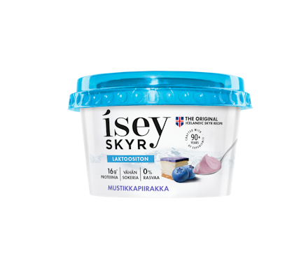 Isey Skyr mustikkapiirakka laktoositon 170g