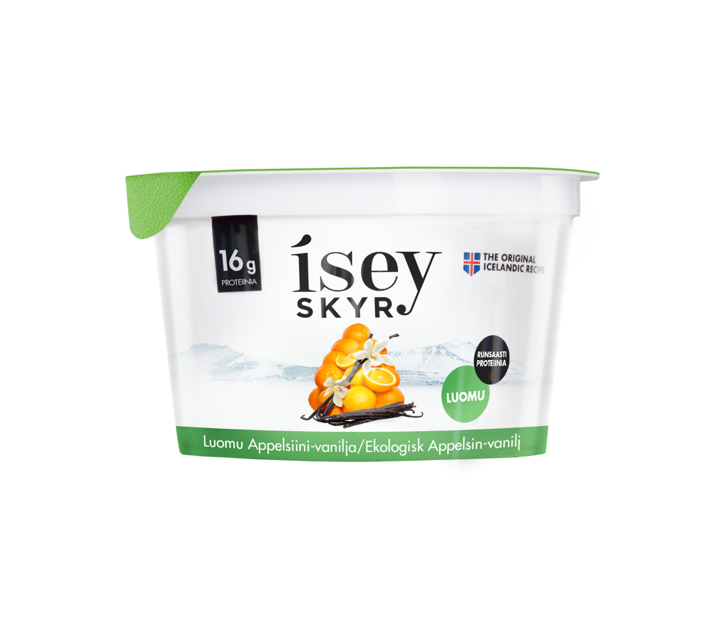 Skyr 0% 170g appelsiini-vanilja luomu | K-Ruoka Verkkokauppa