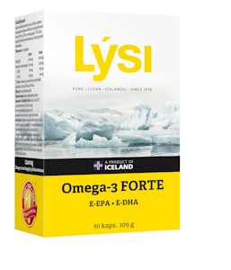 Lysi Omega-3 Forte kalaöljykapseli 80 kaps 109g