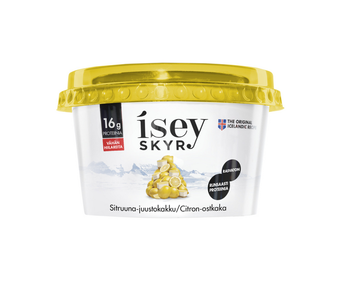 Isey Skyr sitruuna-juustokakku 170g | K-Ruoka Verkkokauppa