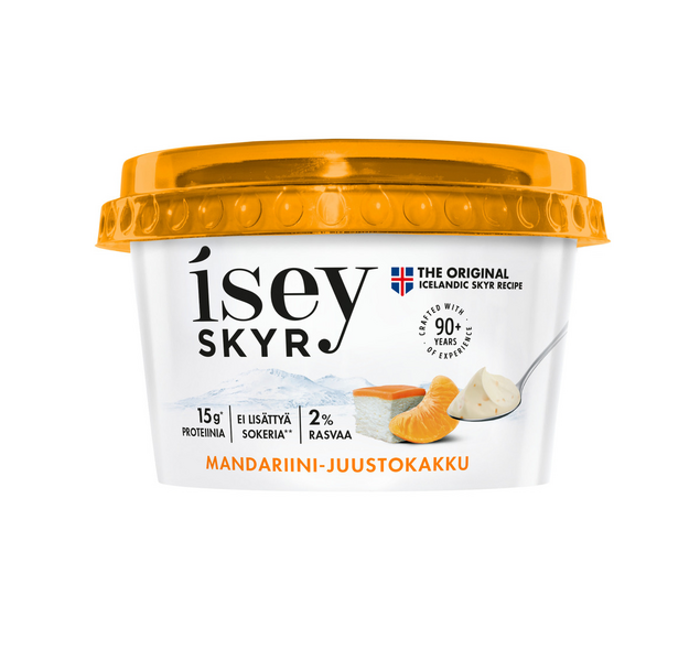 Isey Skyr mandariini-juustokakku limited edition 170g