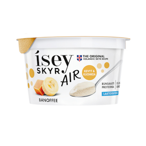 Isey Skyr Air banoffee laktoositon 125g