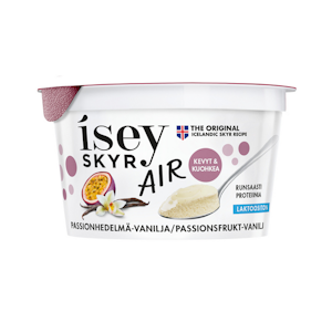 Isey Skyr Air passionhedelmä-vanilja laktoositon 125g