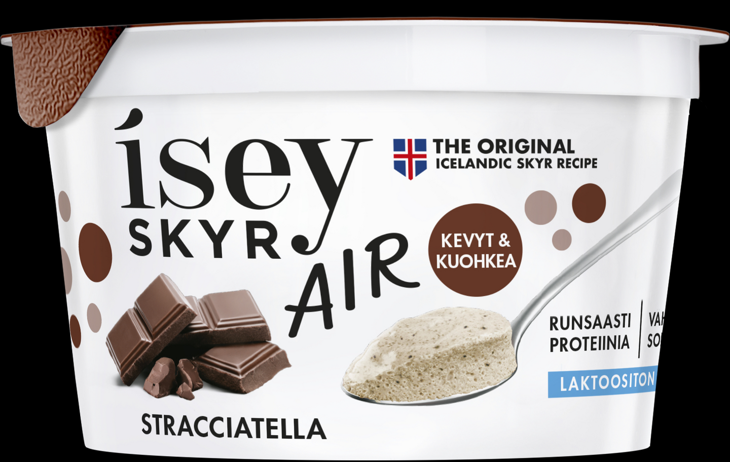 Isey Skyr Air stracciatella laktoositon 125g