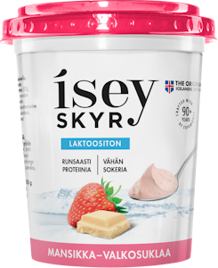 Isey Skyr mansikka-valkosuklaa 400g