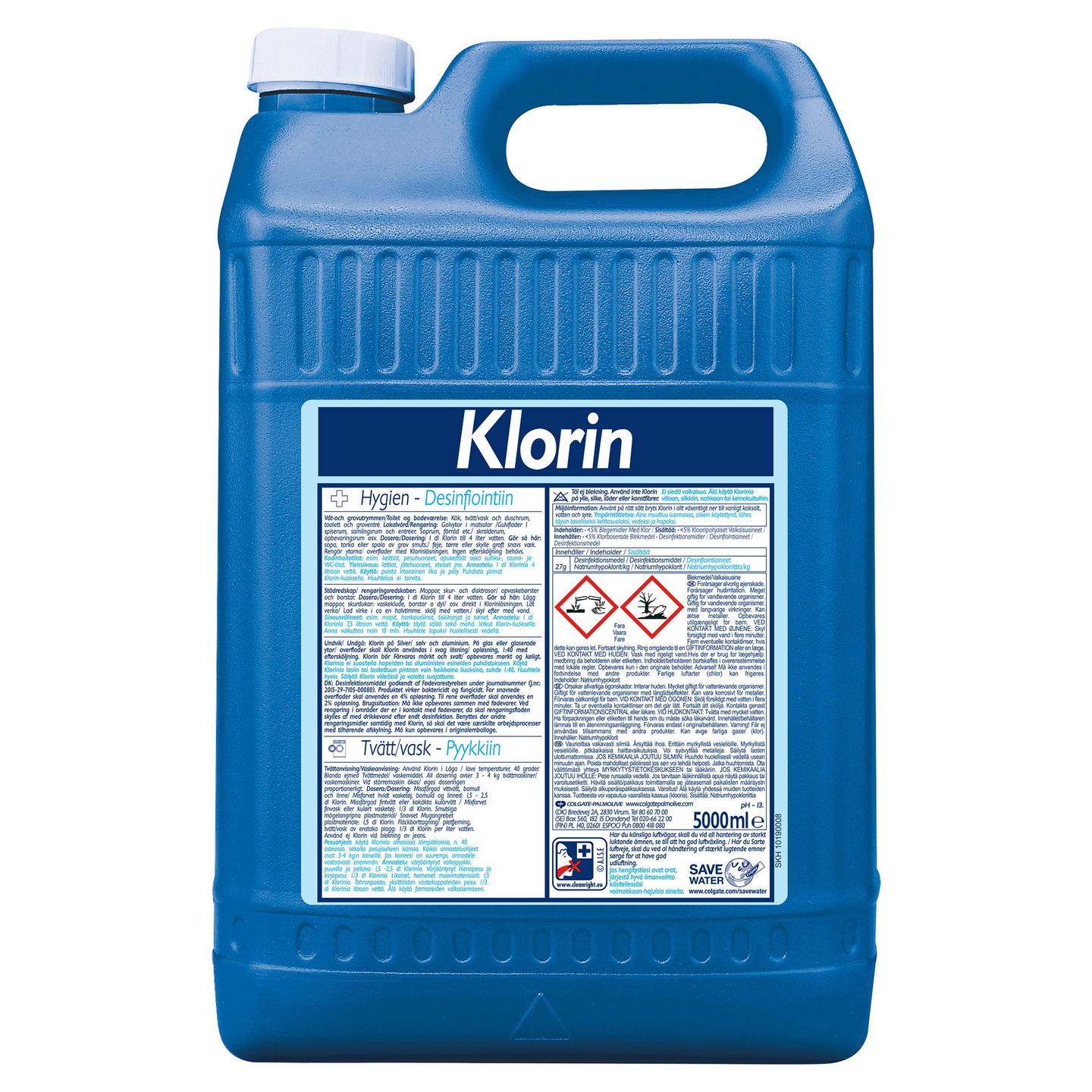 Klorin 5000ml Original valkaisu- ja desinfiointiaine