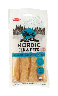 Best Friend Nordic Hirvi & Riista Hypoallergenic -rouheluu 4 kpl 60 g