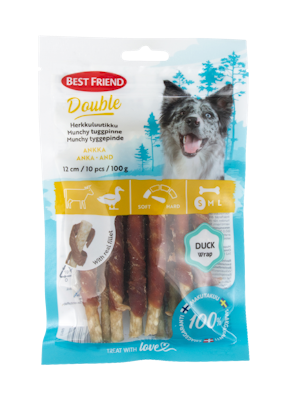 Best Friend Double herkkuluutikku ankka 12 cm 10 kpl 100 g