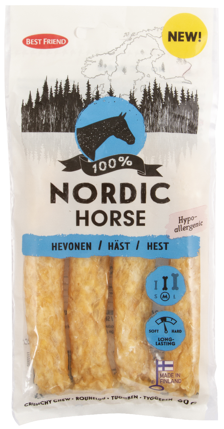 Best Friend Nordic hypoallergenic rouheluu 12cm 4kpl 60g hevonen