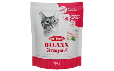 Best Friend Bilanx kissanruoka 750g viljaton steriloitu - kuva