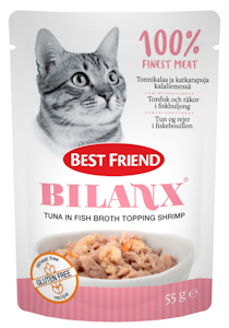 Best Friend Bilanx 55g Tonnikalaa ja katkarapuja kalaliemessä