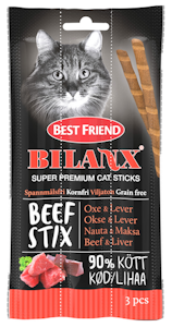 Best Friend Bilanx kissan pihvitikut 3kpl nauta-maksa viljaton