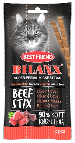 Best Friend Bilanx kissan pihvitikut 3kpl nauta-maksa viljaton