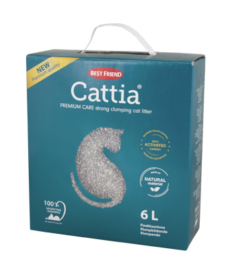 Best Friend Cattia Premium Care kissanhiekka paakkuuntuva 6L