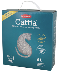 Best Friend Cattia Premium Care kissanhiekka paakkuuntuva 6L