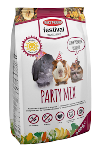 Best Friend festival exclusive party mix täysravinto kaneille ja jyrsijöille 900g