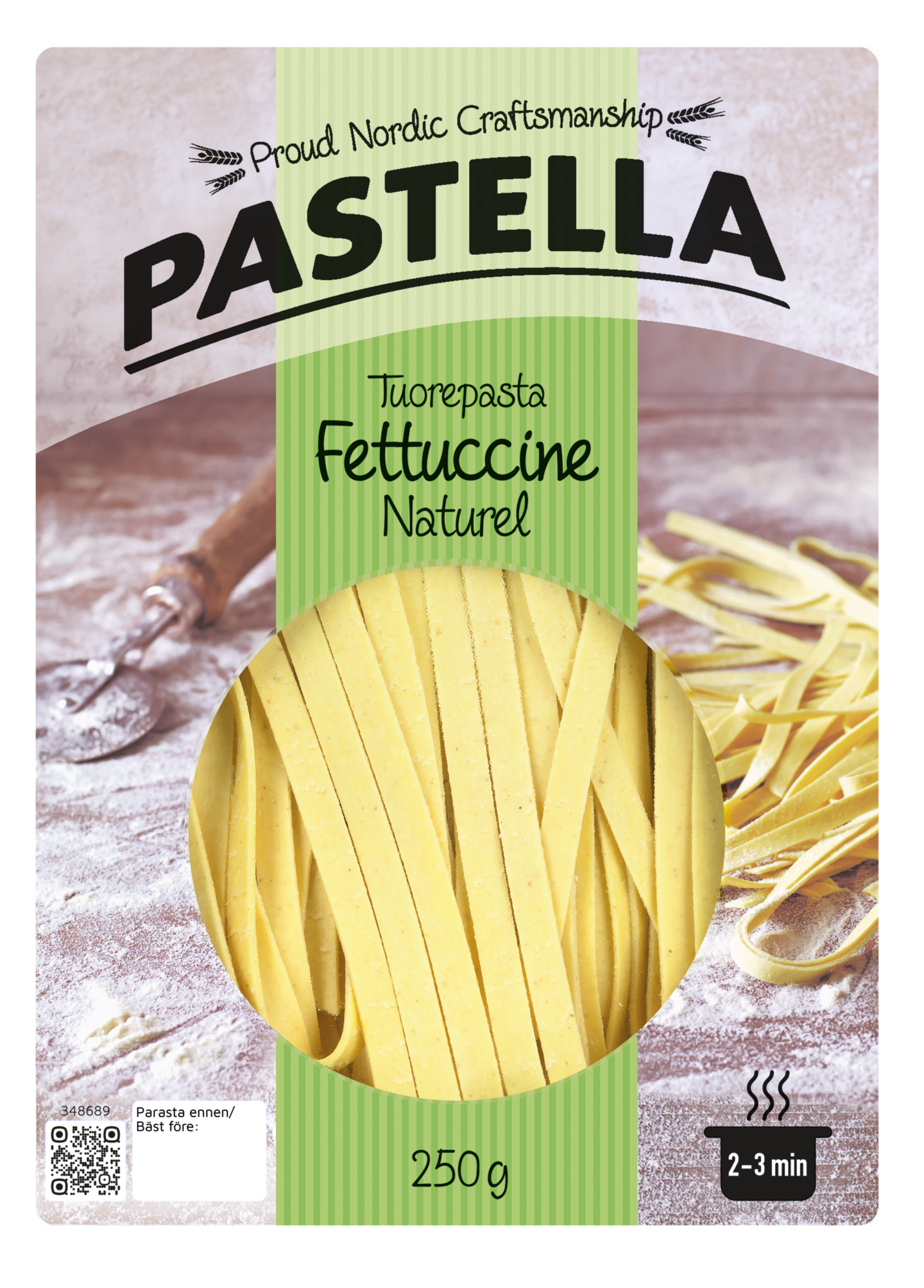 Pastella tuorepasta fettuccine naturel 250g