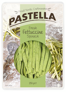 Pastella tuorepasta fettuccine pinaatti 250g