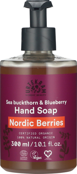 Urtekram nestesaippua 300ml Nordic Berries