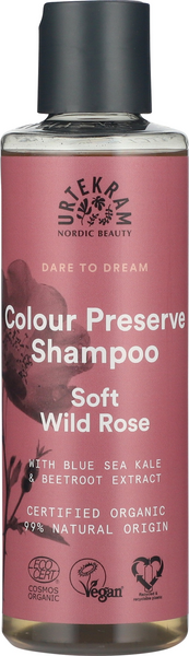 Urtekram shampoo 250ml Soft Wild Rose