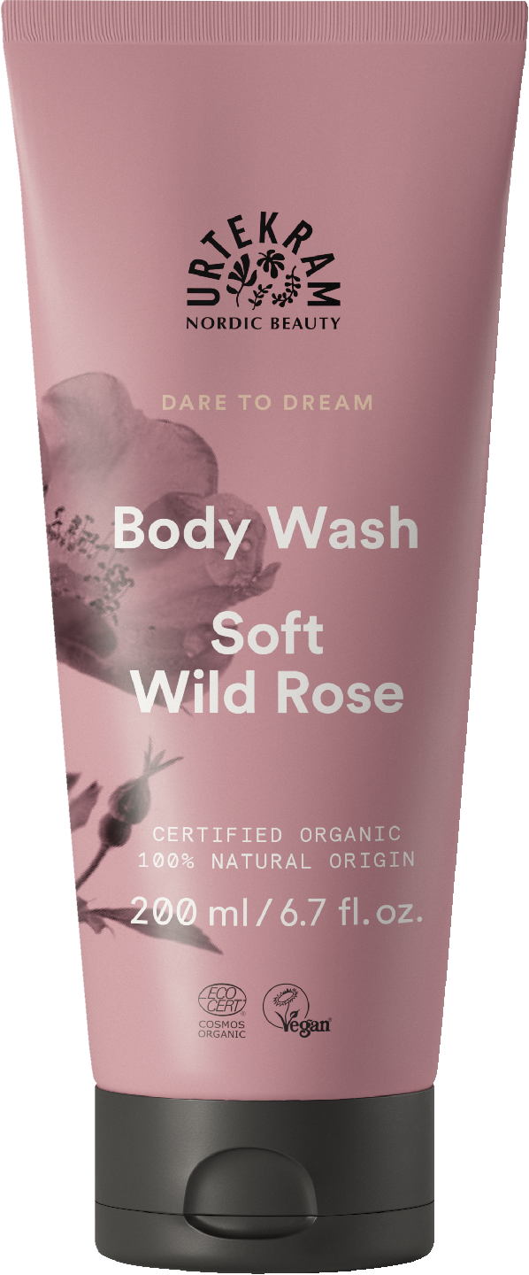 Urtekram suihkusaippua 200ml Soft Wild Rose