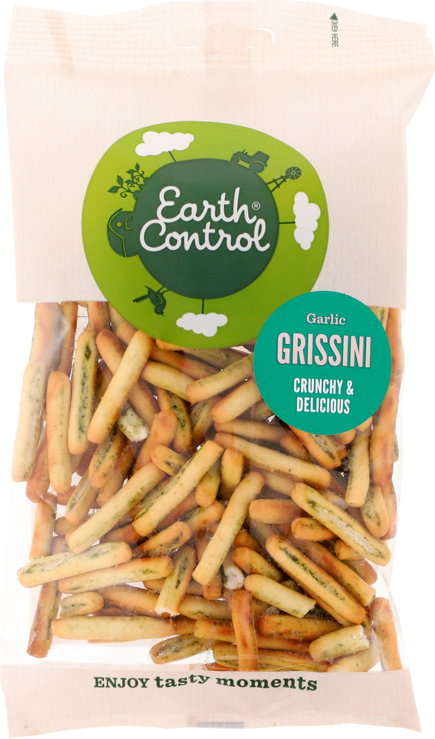 Earth Control Grissini 80g valkosipuli