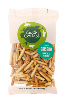Earth Control Grissini 80g valkosipuli
