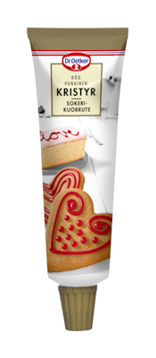 Dr.Oetker sokerikuorrute 125g punainen