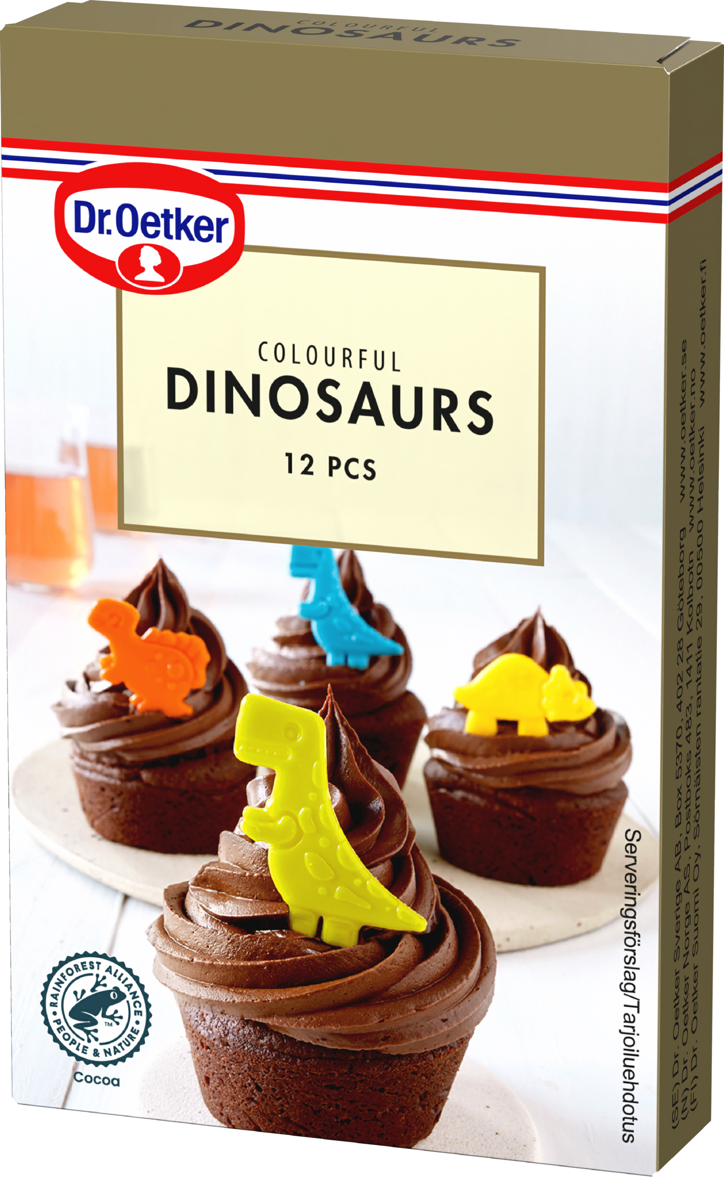 Dr. Oetker koristekuviot 25g Colourful Dinosaurs