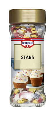 Dr.Oetker koristerakeet 40g stars