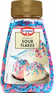 Dr. Oetker Sour Flakes -koristerakeet 120g