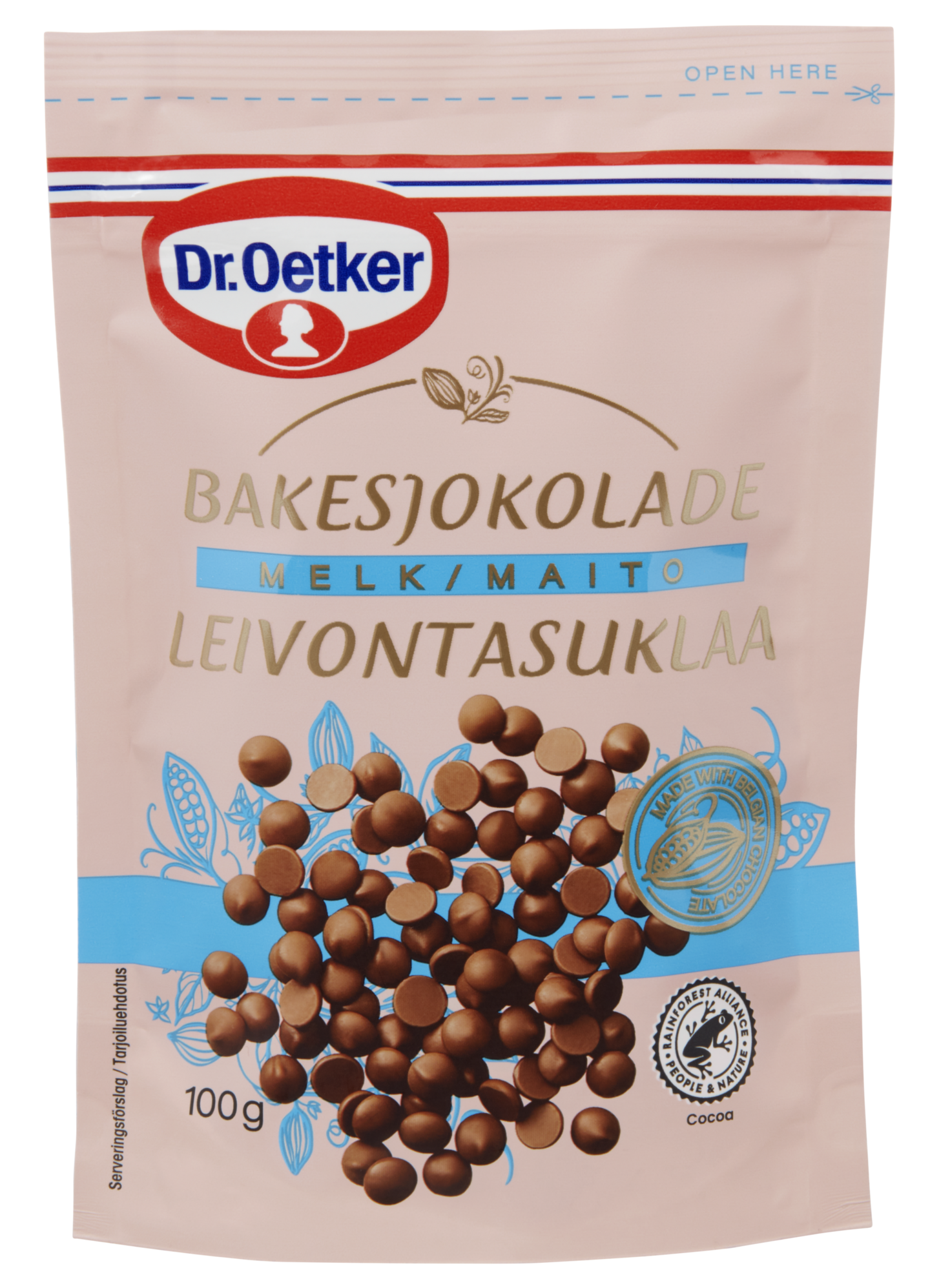 Dr. Oetker Maitosuklaanappi leivontaan 100g