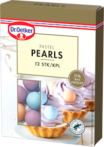 Dr. Oetker Pastel Pearls -suklaakoriste 12 kpl