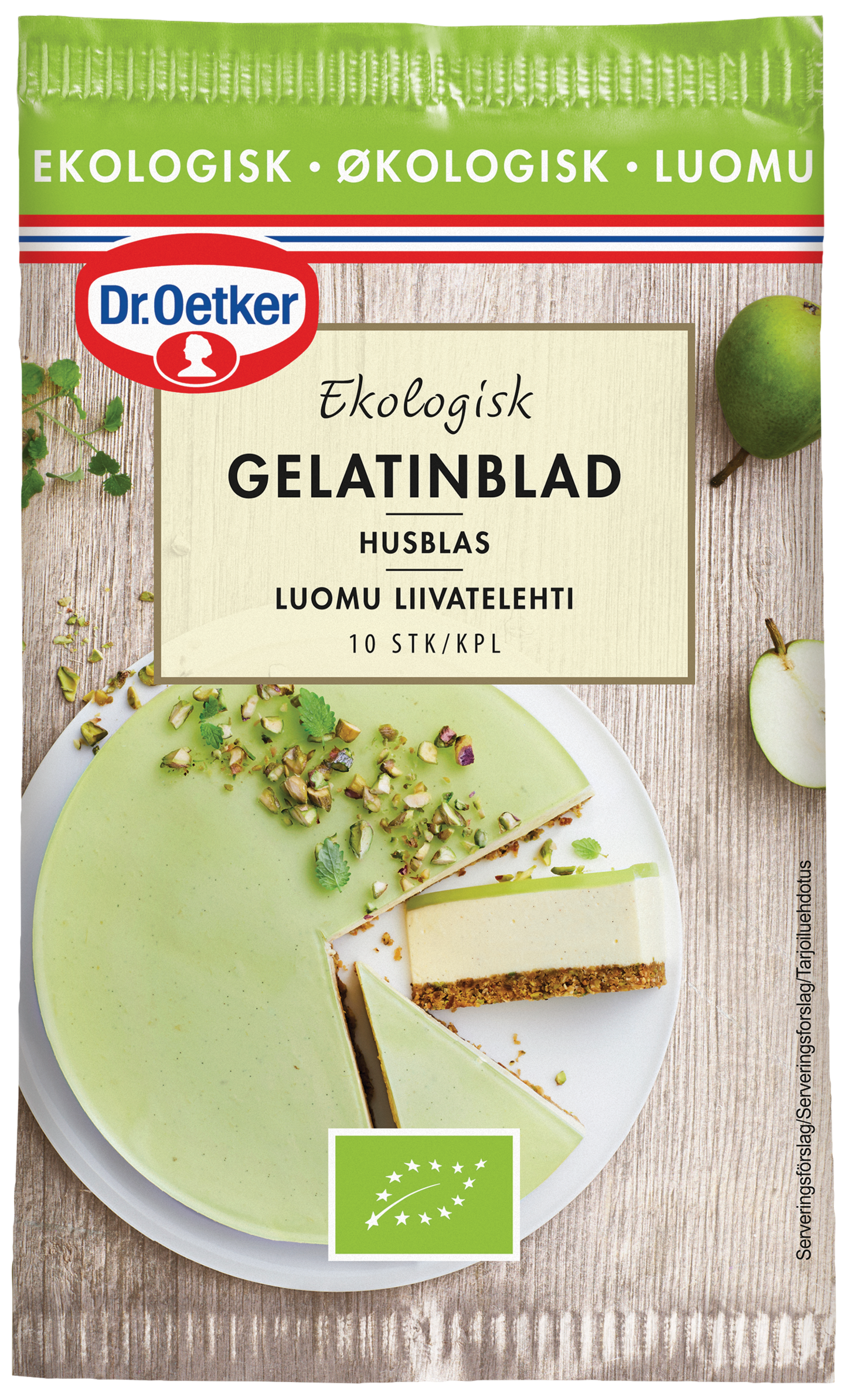 Dr.Oetker liivatelehti 10kpl luomu