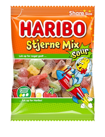 maskine Løsne Bogholder Haribo Stjerne Mix Sour 270g | K-Ruoka Verkkokauppa