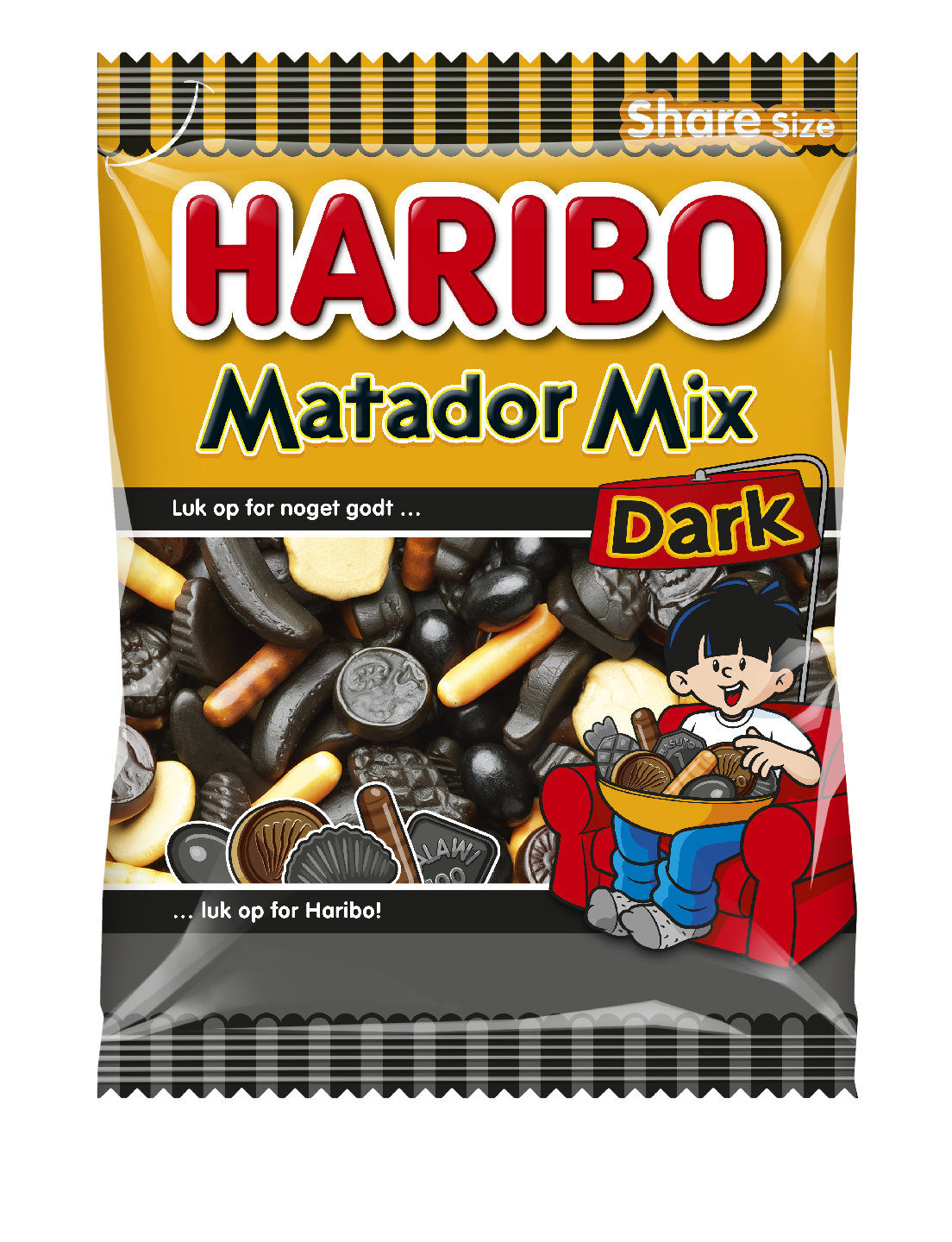 Haribo Matador Mix Dark lakritsi, rae ja viinikumi 270g