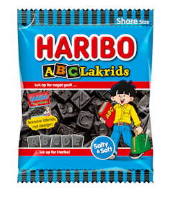 Haribo ABC lakritsipussi 120g