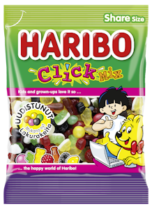 Haribo Click Mix 275g viinikumi lakritsi