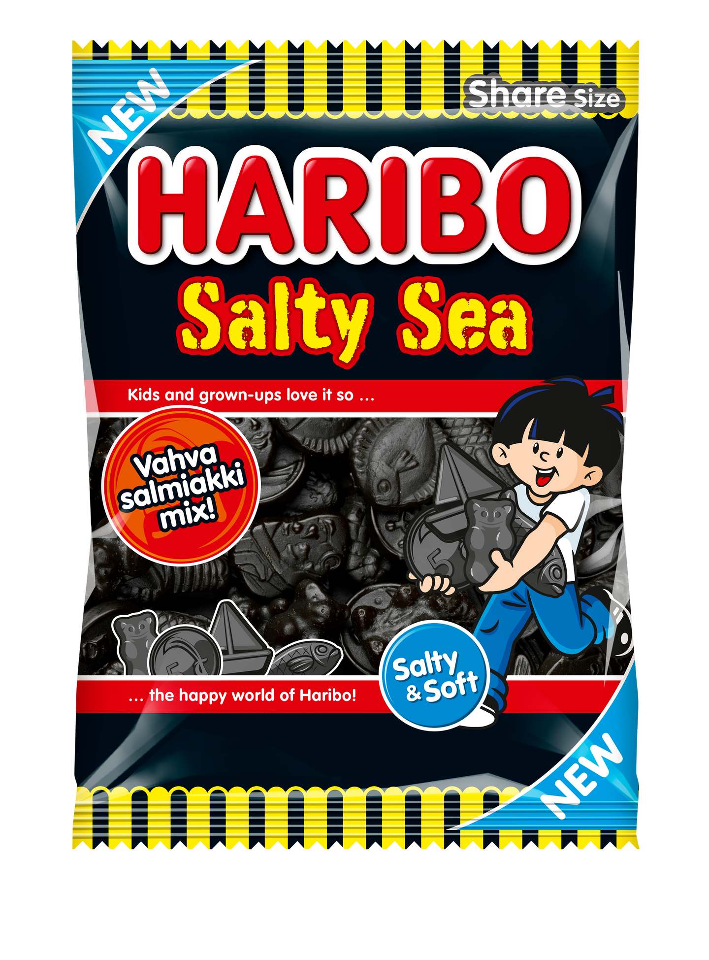 Haribo Salty Sea Salmiakki 170g