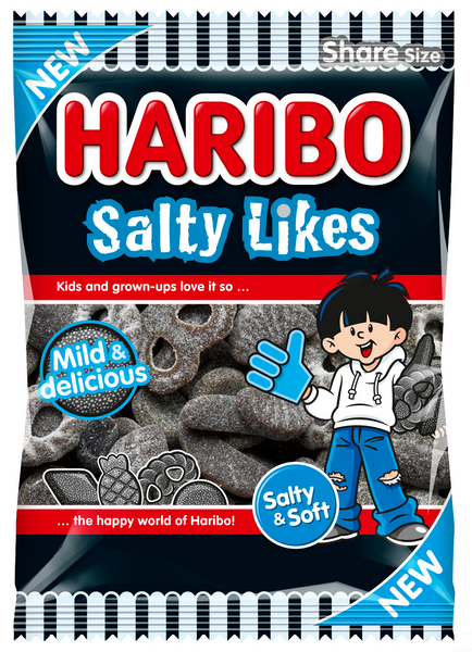 Haribo Salty Likes 160g salmiakki